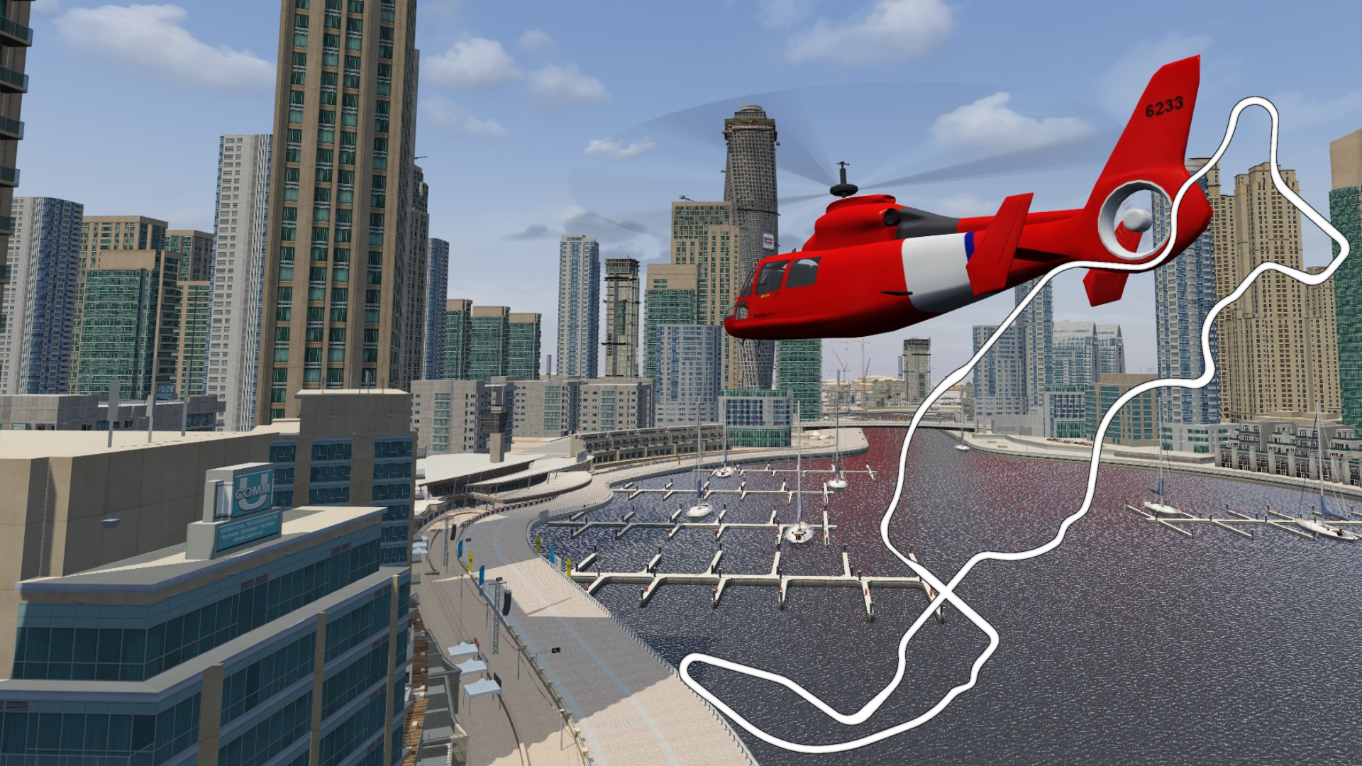 Dubai Street Circuit, layout reverse_choppers
