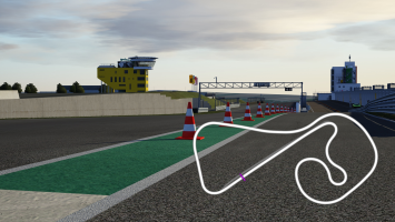 Sachsenring, layout trackday