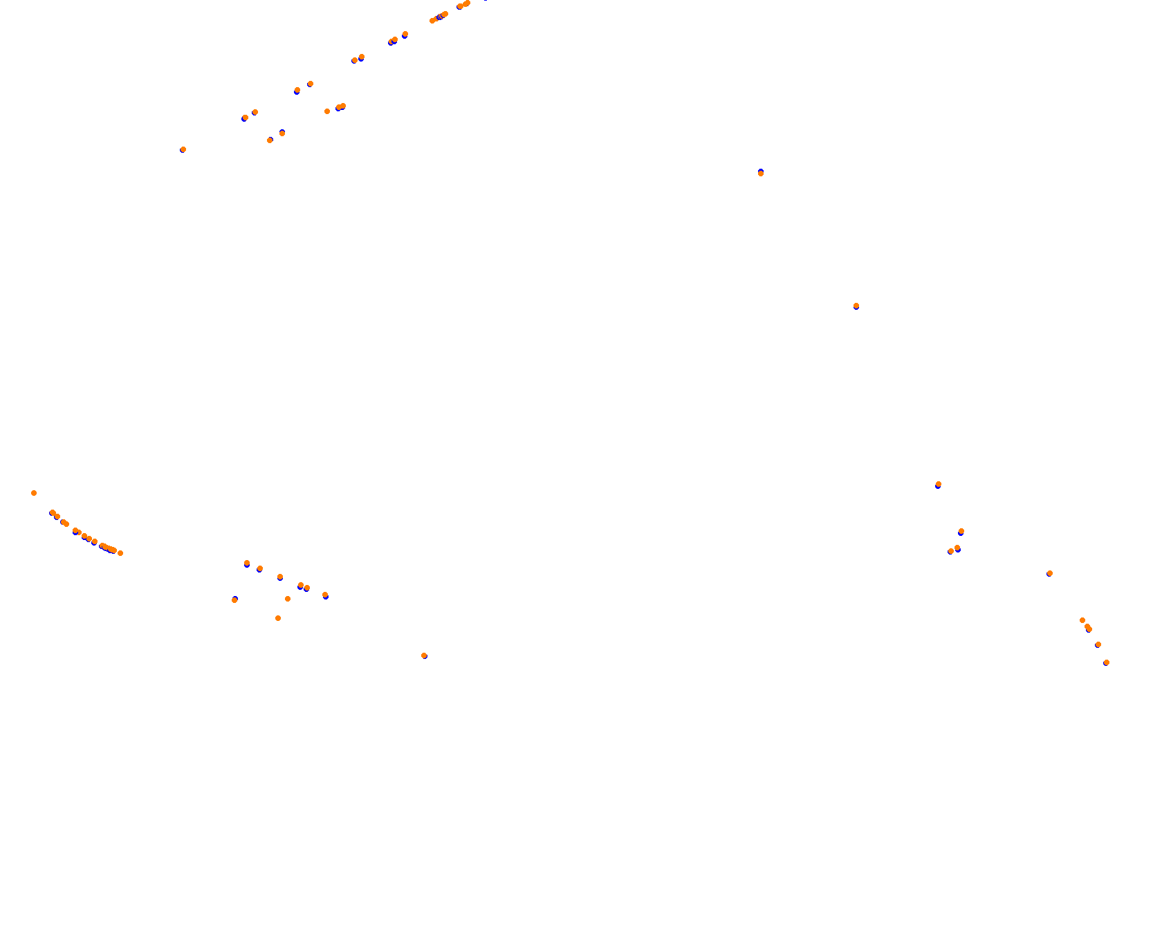 Pocono Raceway collisions