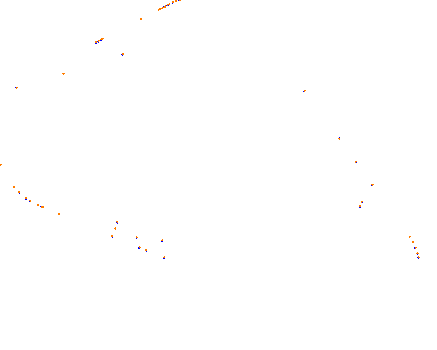 Pocono Raceway collisions