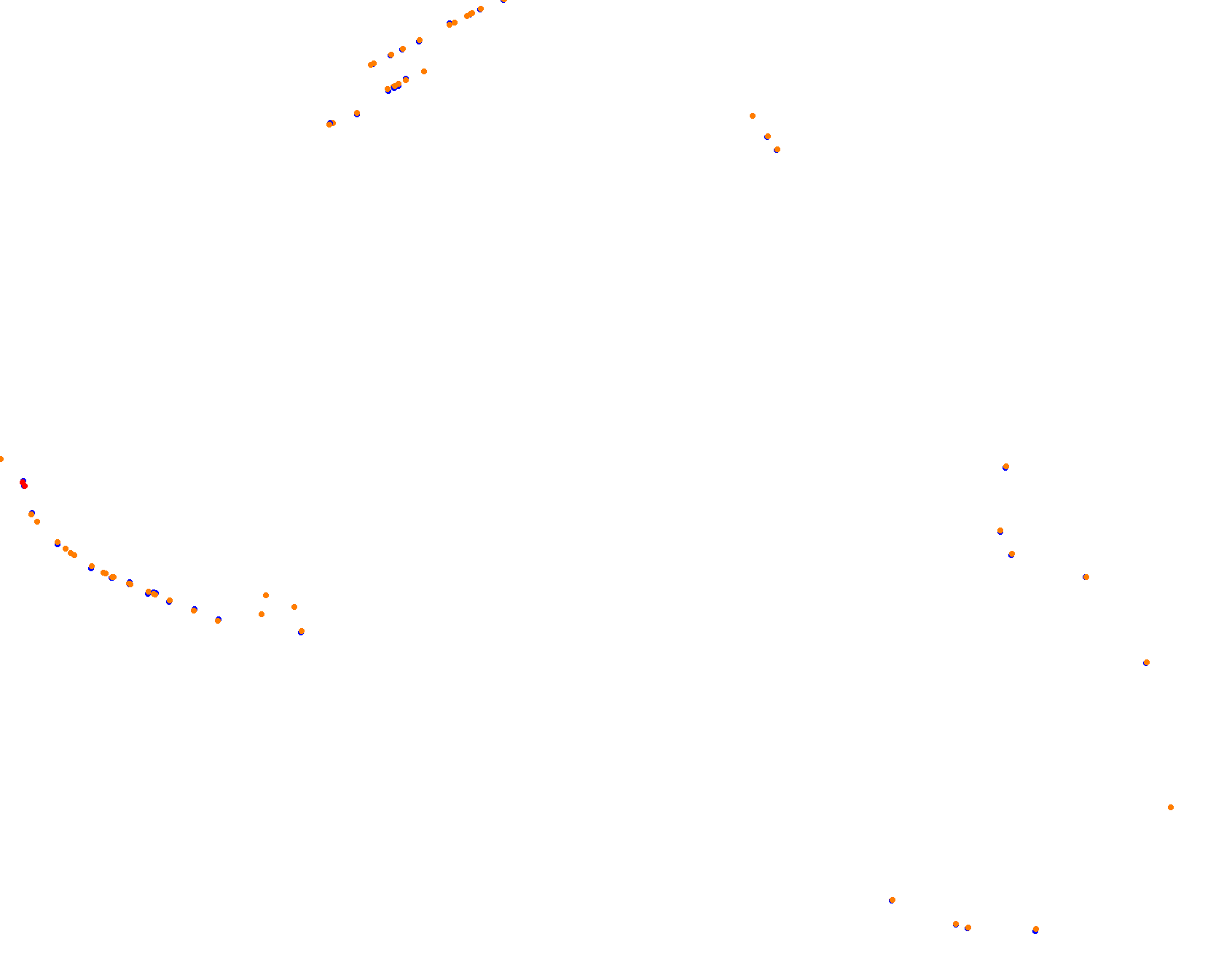 Pocono Raceway collisions