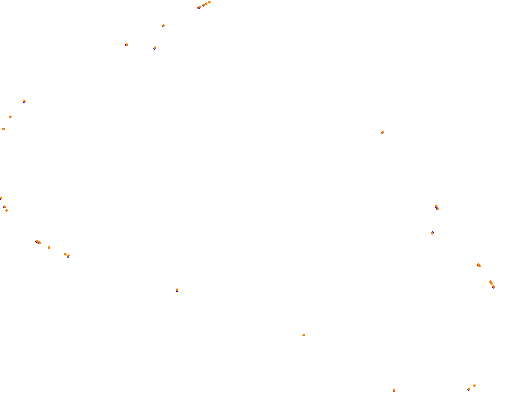 Pocono Raceway collisions