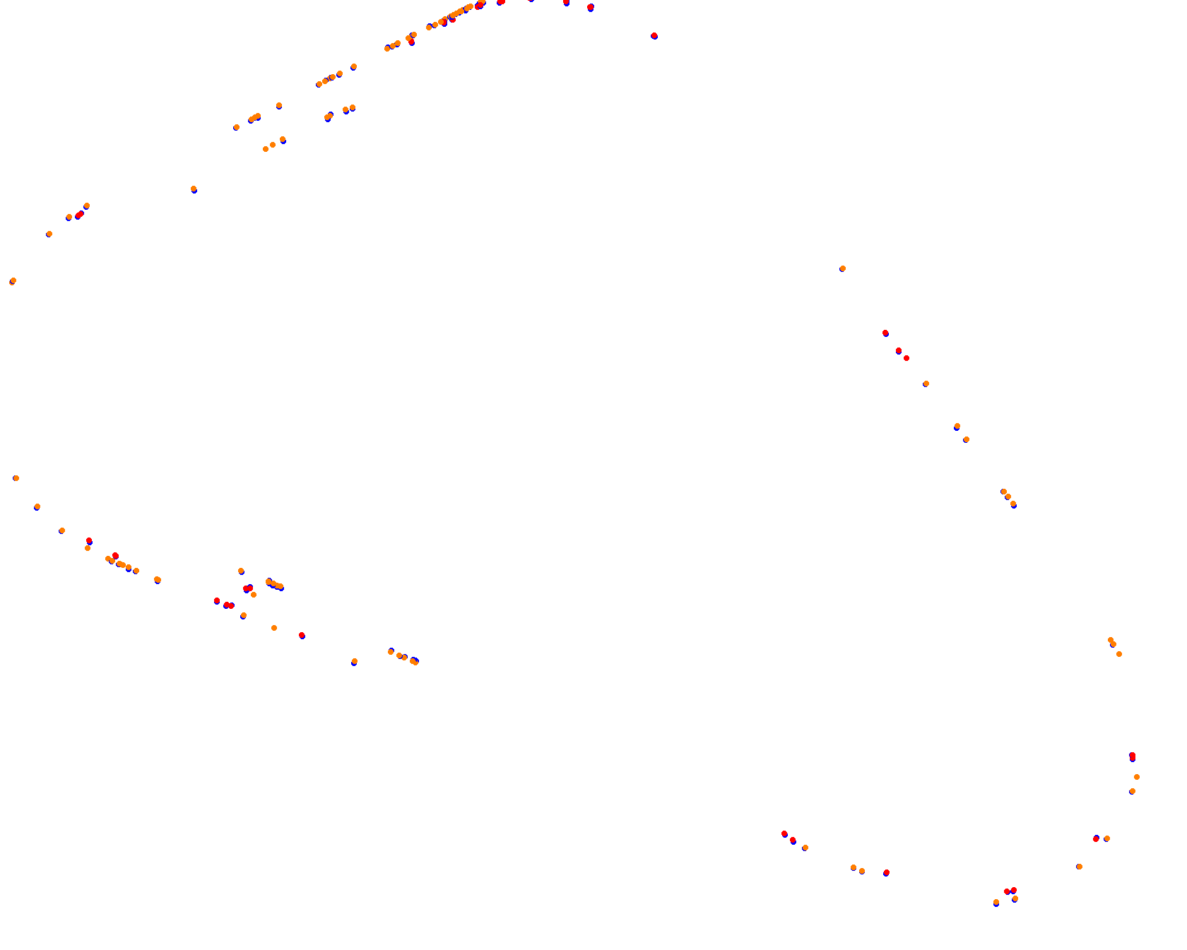 Pocono Raceway collisions